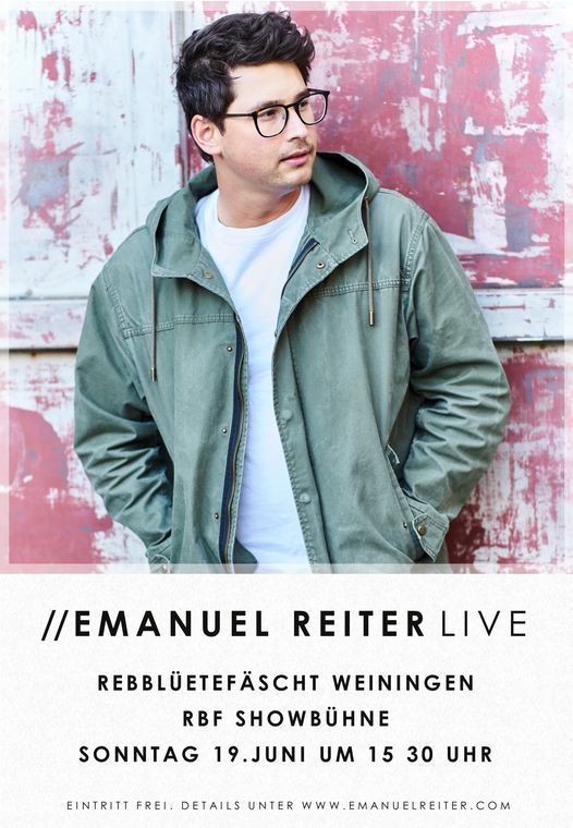 Konzert Emanuel Reiter Live