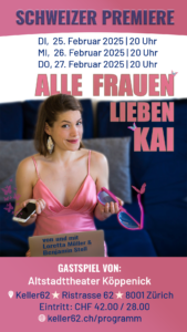 Flyer Theaterstück - Alle Frauen lieben KAI